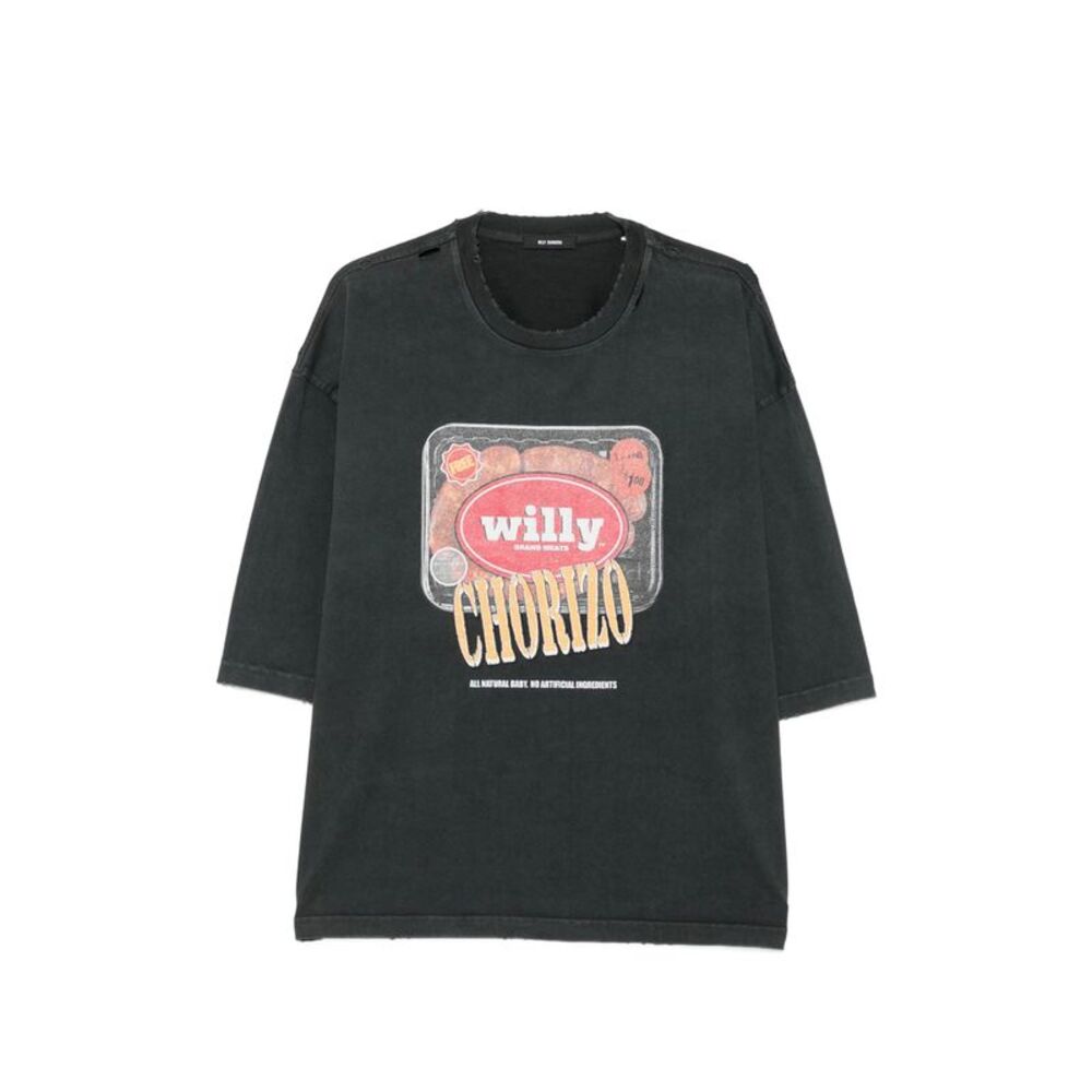 Willy Chavarria Black T-Shirts & Vests - T-Shirts Men